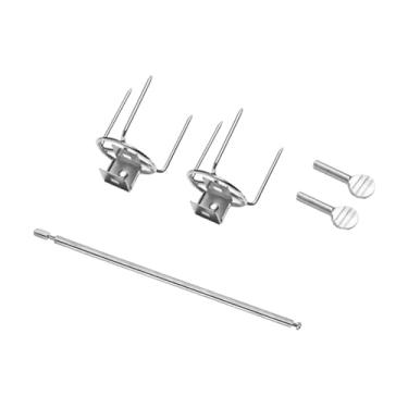 Imagem de Ｂｅｓｇａ Grelha de Frango Assado Garfo Rotisserie Garfo Ferramenta de Cozinha Espeto Rotativo Torrador de Frango Rack Titular Peru para, 28cm