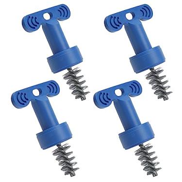 Imagem de Conjunto de Escova de Limpeza de Bateria de Carro 4 Unidades - Ferramenta de Alça T para Remoção e Manutenção de Bateria Automática