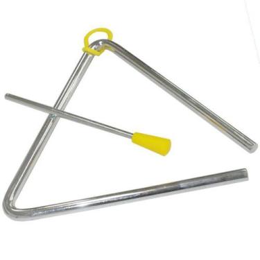 Imagem de Triângulo musicalização infantil 25cm Dolphin Kids 8896