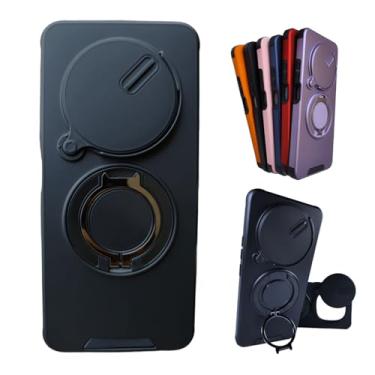 Imagem de Capa case anti impacto para Redmi Note 14 PRO+ 5G (versão PLUS), capinha protetora Premium antichoque super resistente com anel magnético e suporte de apoio (preto, Redmi Note 14 PRO PLUS 5G)