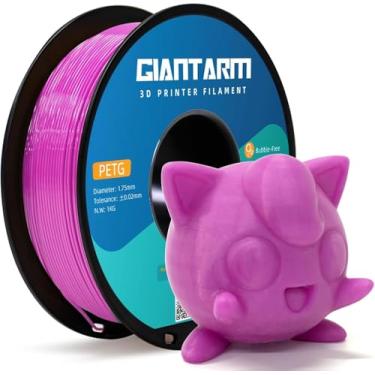 Imagem de GIANTARM Filamento Petg 1,75, Filamento Para Impressora 3D Petg 1 Kg (2,2 Lb), Resistência Aprimorada, Precisão Dimensional +/- 0,02 Mm, Embalagem A Vácuo (Rosa)