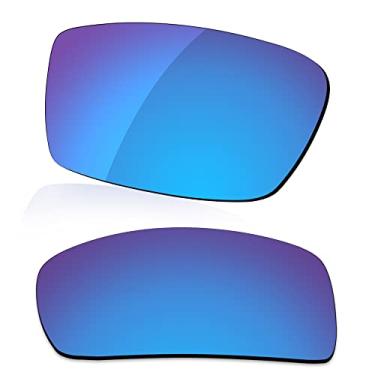 Imagem de LenzReborn Lente polarizada de substituição para óculos de sol RayBan RB4075 61 mm - azul gelo - espelhado polarizado