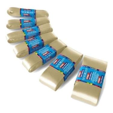 Imagem de 100mts Kit Fita De Cetim Mimosa N.2 10mm X 10 Mts C/10 Un Pç - Fitas R
