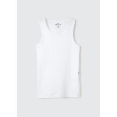 Imagem de Regata Básica Infantil Menina Em Ribana - Hering, 004, Algodão cru