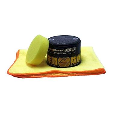 Imagem de Kit Cera Fusso Coat Carros De Cores Escuras Soft99 + Flanela Autoamerica 60x40