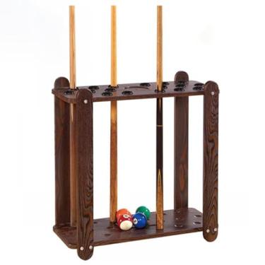 Imagem de Suporte de parede para tacos de bilhar, suporte de parede para tacos de bilhar, acessórios de mesa, suporte de piso de bilhar, suporte de taco de sinuca, suporte de taco de sinuca para piscina C||18