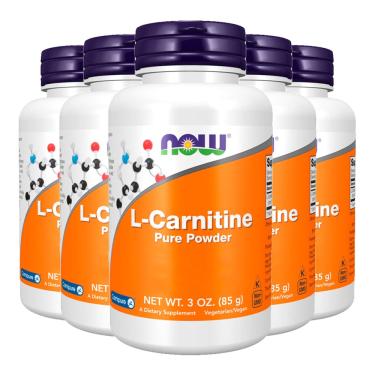 Imagem de L-Carnitina Pura em Pó 85g Now Foods Importado 5un