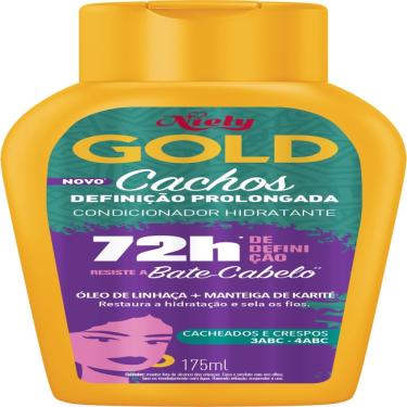 Imagem de Condicionador Definição Prolongada 175ml Niely Gold para Cabelos Cacheados e Crespos