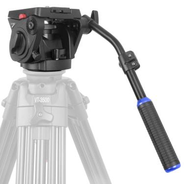 Imagem de Cabeça de Vídeo Hidráulica Fluida VT-3530 Panorâmica Profissional 70mm Foto/Vídeo