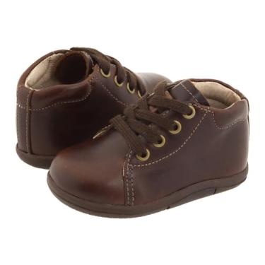 Imagem de Stride Rite Tênis infantil unissex SRTech Elliot First Walker, Marrom, 3.5 X-Wide Infant