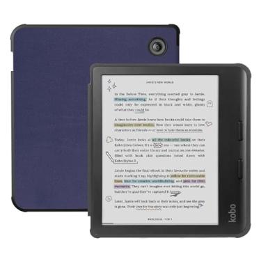 Imagem de Stianiiie Capa para Kobo Libra Cor/Libra 2 eReader Capa de couro PU Premium/Capa de cor Libra / Capa Libra