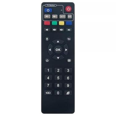 Imagem de XINFUTE Novo ajuste de substituição para controle remoto de controle remoto IPTV Smart TV Box