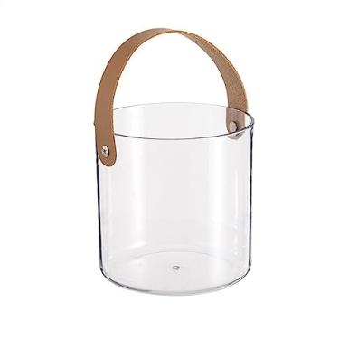 Imagem de Balde de Gelo Balde de gelo Banheira de bebidas Balde de lanche Transparente Bandeja grande de frutas secas Casa Sala de estar Bandeja de frutas portátil Champanhe Cerveja Balde de gelo Balde de água