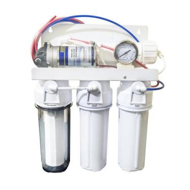 Imagem de Filtro Osmose Reversa/D.I 150gpd+Bomba+Manômetro+Brinde TDS - FDMA Fil