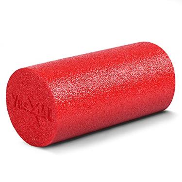 Imagem de Yes4All Rolo de espuma PE redondo de densidade macia premium para exercícios de Pilates, Yoga, alongamento, equilíbrio e núcleo – 30,5 cm, vermelho