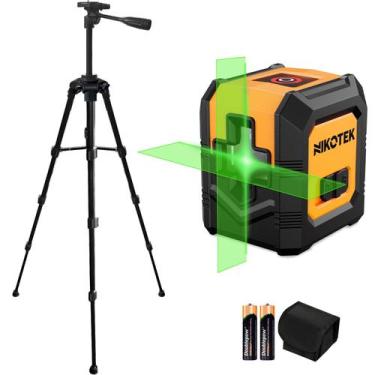 Imagem de Feixe verde autonivelante Nikotek NK01GT2 de nível de laser com tripé
