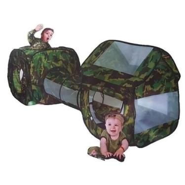 Imagem de Barraca Infantil 3x1 Com Túnel Camuflada - IMPORT