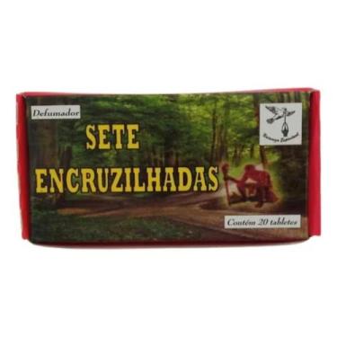 Imagem de Defumador De Ambiente Incenso Sete Encruzilhada Caixa Com 20 - Naturez