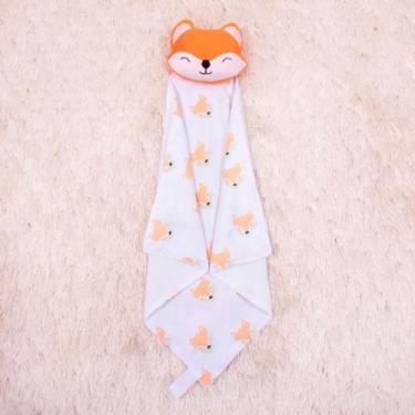 Imagem de Naninha Para Bebe Bichinhos Raposinha Laranja - Miguel Baby