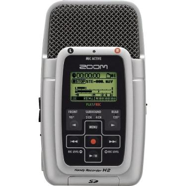 Imagem de Zoom Gravador H2 prático com cartão de 4 GB