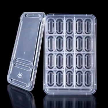 Imagem de JOBEDE Caixa de reprodução de répteis com 20 grades, incubadora de ovos de répteis, bandeja de incubadora de ovos de répteis, caixa de incubadora de anfíbios, estojo para incubação de lagartixas,