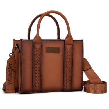 Imagem de Sacola Montana West Wrangler Brown para mulheres WG70-8120FBR