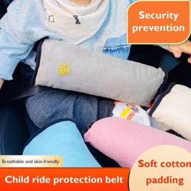 Imagem de 2 Capas Cinto De Segurança Pelúcia Almofada Ombro Infantil  - WCAN