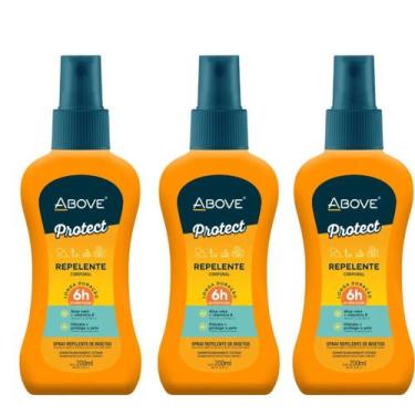 Imagem de Kit 3 Repelente de Insetos Above 200ml - Protect Spray