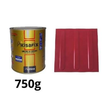 Imagem de 10 Pisos Tátil Direcional Vermelho Pvc 25X25 + 1 Cola 750G - LaggeAces