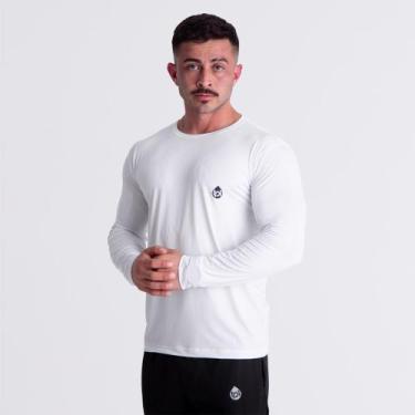 Imagem de Kit 3 Camisetas Térmicas Masculinas Dry Fit Manga Longa POLIAMIDA Prot