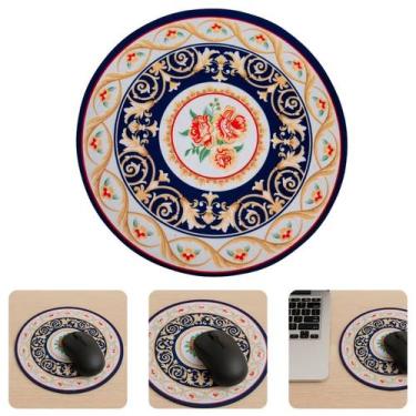 Imagem de Mouse Pad Estampado Arabesco Mandala Oriental Apoio De Mouse Descanso 