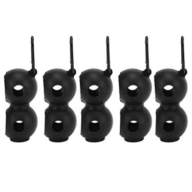 Imagem de Tampa Dupla de Silicone para Bolas de Golfe, Protetor Portátil, Suporte para Bolas de Golfe, Isolamento Térmico, Anti-queda, Resistente Ao Desgaste, para Playground (Preto)