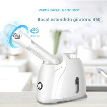 Imagem de Vaporizador Facial Clareador Com Névoa Quente, Umidificador, Limpeza P