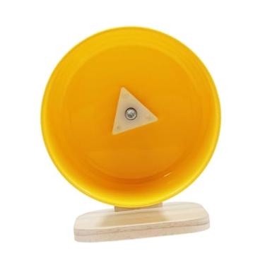 Imagem de Fenteer Roda de Exercícios para Hamster Exercício Corredor Voador Gaiola Antiderrapante Acessório Rolo de Atividade Silencioso Roda de Corrida para Pequenos