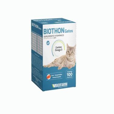 Imagem de Biothon Gatos Suplemento Vitamínico 100 Comp Biofarm