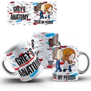 Imagem de Caneca Greys Anatomy COM SEU NOME de Porcelana vários modelos - loja d