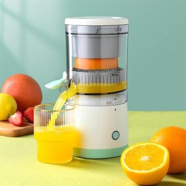 Imagem de Espremedor de Laranja Elétrico Portátil, Recarregável USB, Extrator de Suco de Frutas Automático
