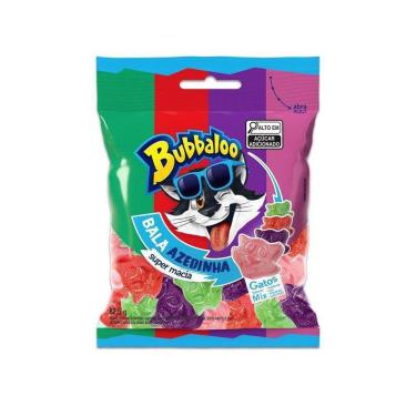 Imagem de Bala Macia Bubbaloo Mix Azedinha 82,5g