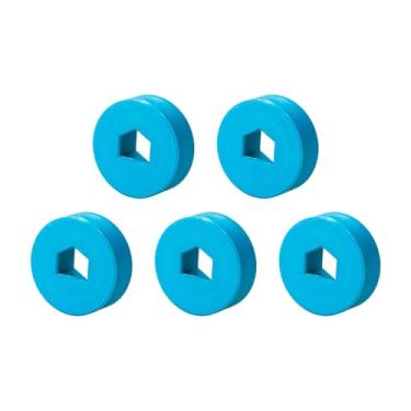 Imagem de Fenteer 5 peças de plugue de dobradiça, almofada para furo de dobradiça, armário, projetos de trabalho em madeira, ferragens, acessórios de montagem em, 13.5 Mm