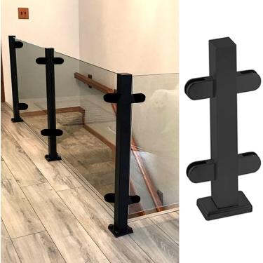 Imagem de Postes De Balaustrada 100 Pcs Poste Preto, Black Corner Post, H-105cm/41.3in