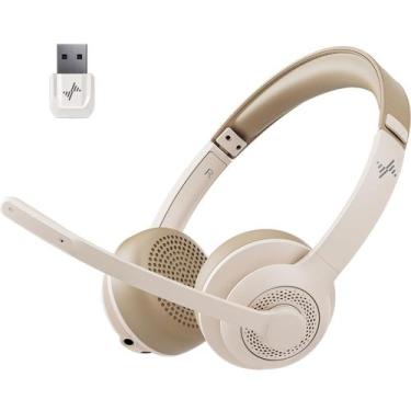 Imagem de Fone de ouvido sem fio JIAMQISHI EH02U Bluetooth V5.2 com cancelamento
