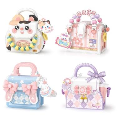 Imagem de MEIEST Mini Sweet Handbag Building Blocks Set,Cute Animal Candy Handbag Collection Construction Building Bricks Toy (4 in 1)