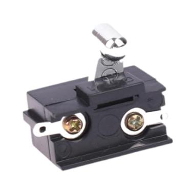 Imagem de Kokiya Interruptor de alimentação para aparador de pelos, acessórios para botões de controle, peças para ferramentas com interruptor de alimentação, máquina, Prateado