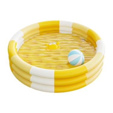 Imagem de Rrlihjgu Piscina infantil, piscina inflável para bebês | Brinquedo de água engrossada almofada de natação para banho de bebê, ao ar livre, interior, quintal, piscina, acampamento, família, casa