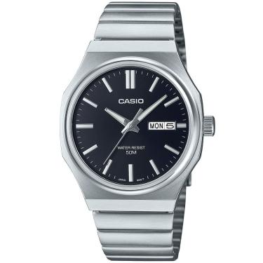 Imagem de Relógio CASIO masculino analógico prata MTP-E735D-1AVDF