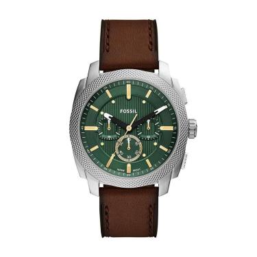 Imagem de Relógio Fossil Masculino Ref: Fs6100/0vn Cronógrafo Prateado