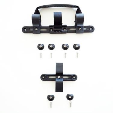 Imagem de Vincita Kit de ferragens para cestos de bicicleta – Converta qualquer bolsa em cestos de bicicleta – um conjunto de acessórios de montagem de cestos (diâmetro do rack de até 20 mm)..
