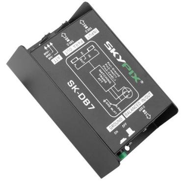 Imagem de Direct Box Passivo 1 Canal Com Chave Ground E Atenuador -20/-40dB SK-D