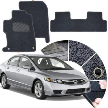 Imagem de Tapete capacho automotivo para Honda Civic G8 Touriung Ex 2007 a 2012 