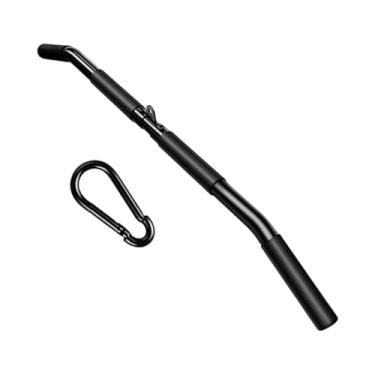 Imagem de simhoa Barra de puxar para baixo LAT, acessório de cabo, fácil de montar, equipamento de ginástica doméstica, acessório de puxar para baixo LAT para